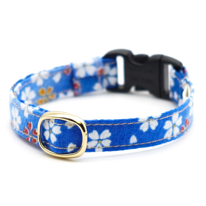猫首輪 はんなり桜 ブルー