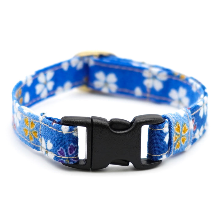猫首輪 はんなり桜 ブルー