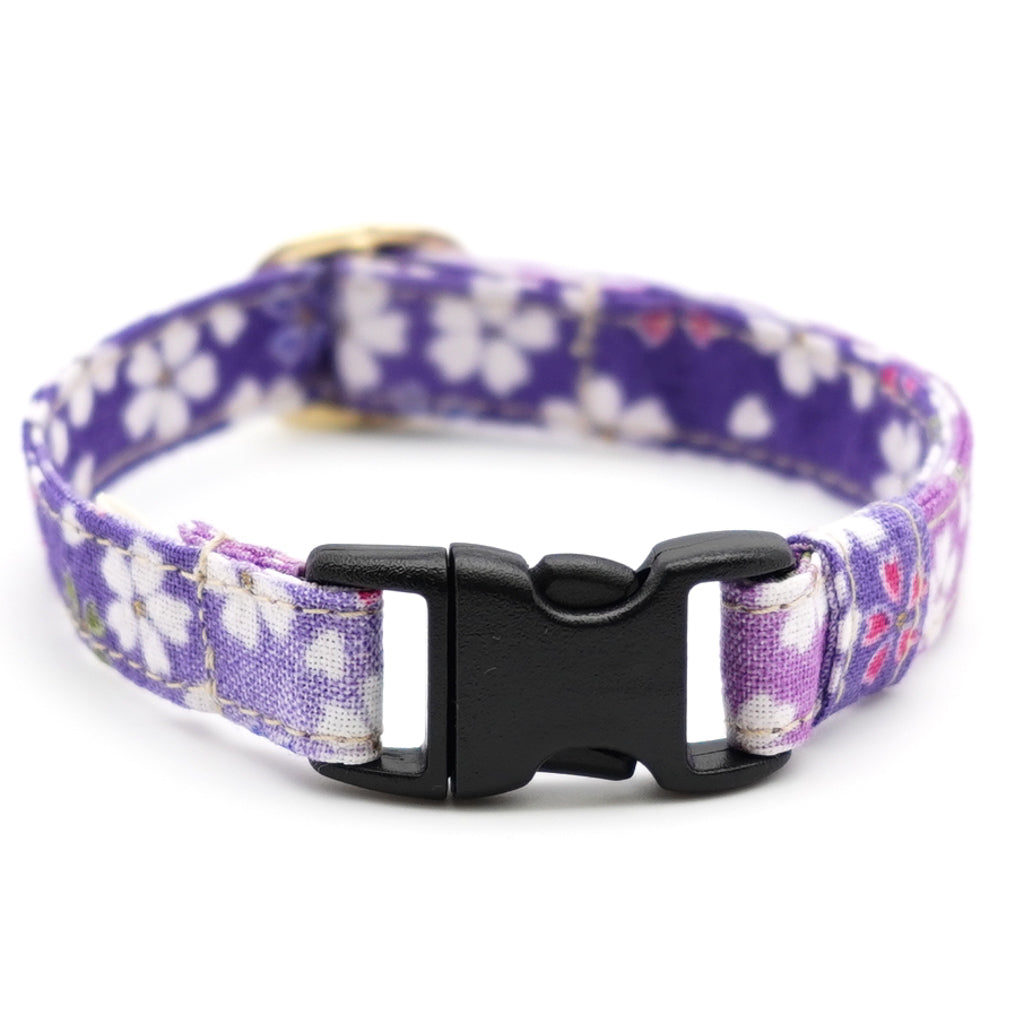 猫首輪 はんなり桜 パープル