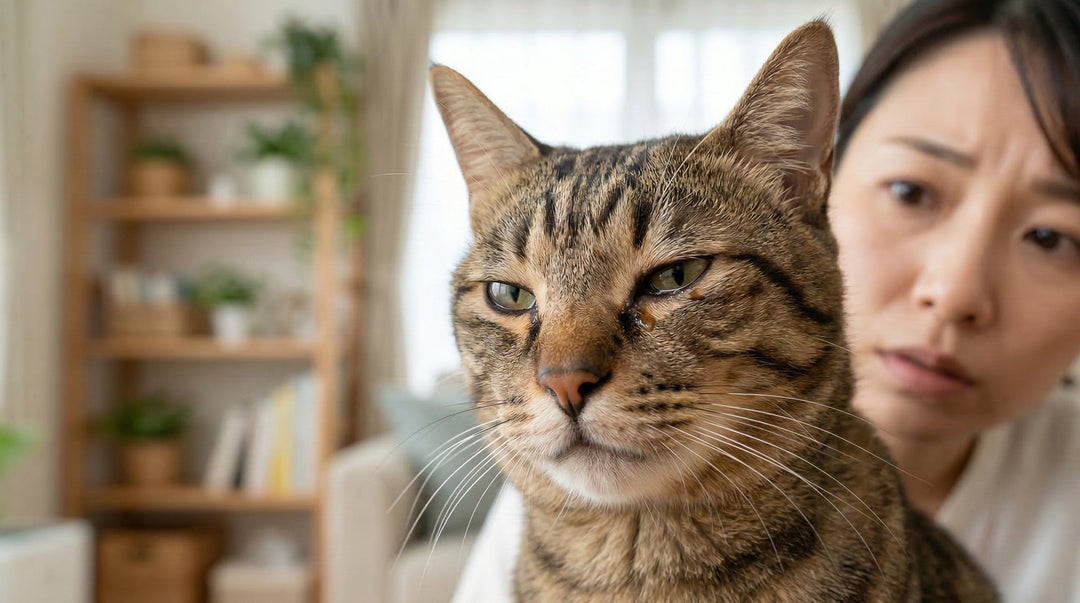 【獣医師執筆】猫の目やに・涙やけは病気？「結膜炎」の原因と自宅でできる目のケア方法