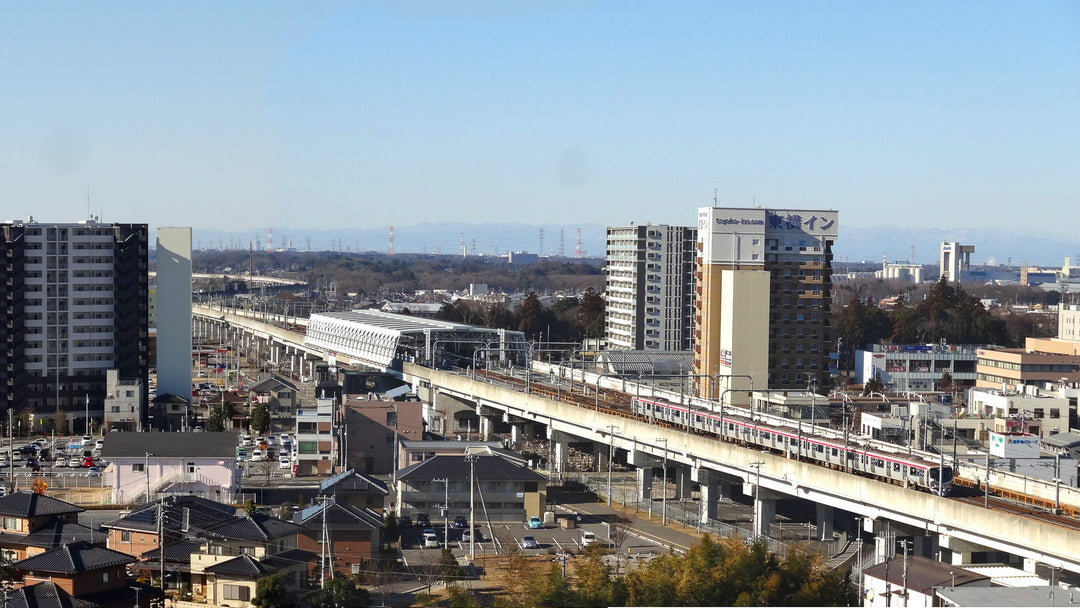 つくばエクスプレス　守谷駅周辺（写真提供：守谷市広報課）