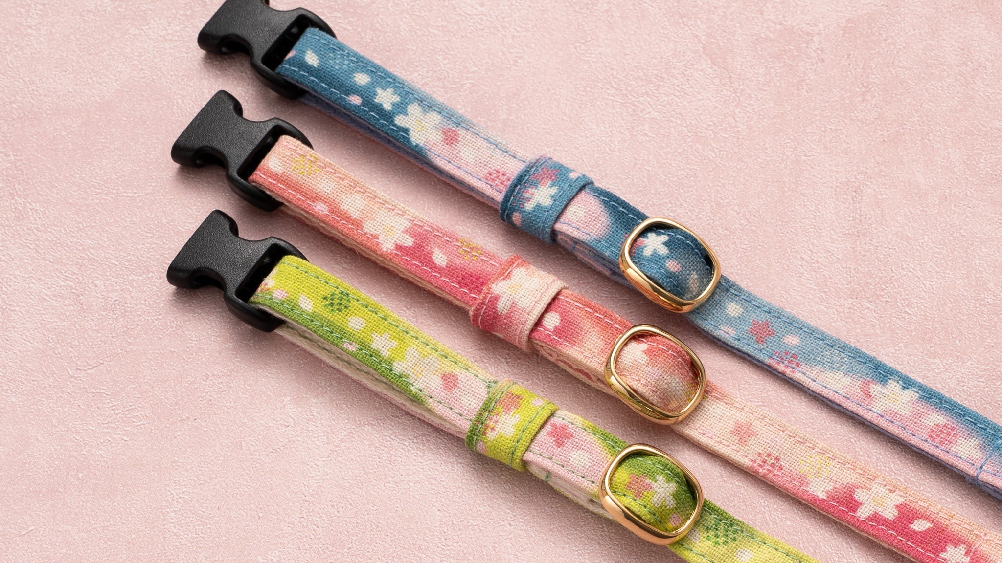 グラフィック猫首輪 SAKURAラテ