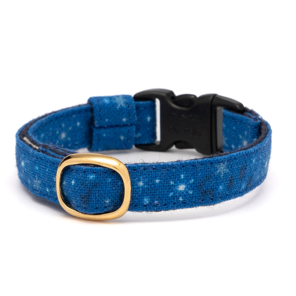 グラフィック猫首輪　雪の結晶　ブルー【限定モデル】