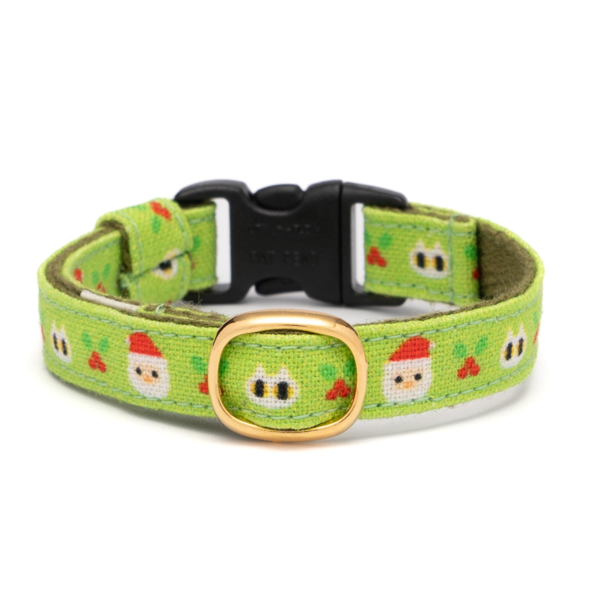 クリスマスシリーズ(緑サンタ&雪だるま)わんちゃん猫ちゃん用首輪 猫服