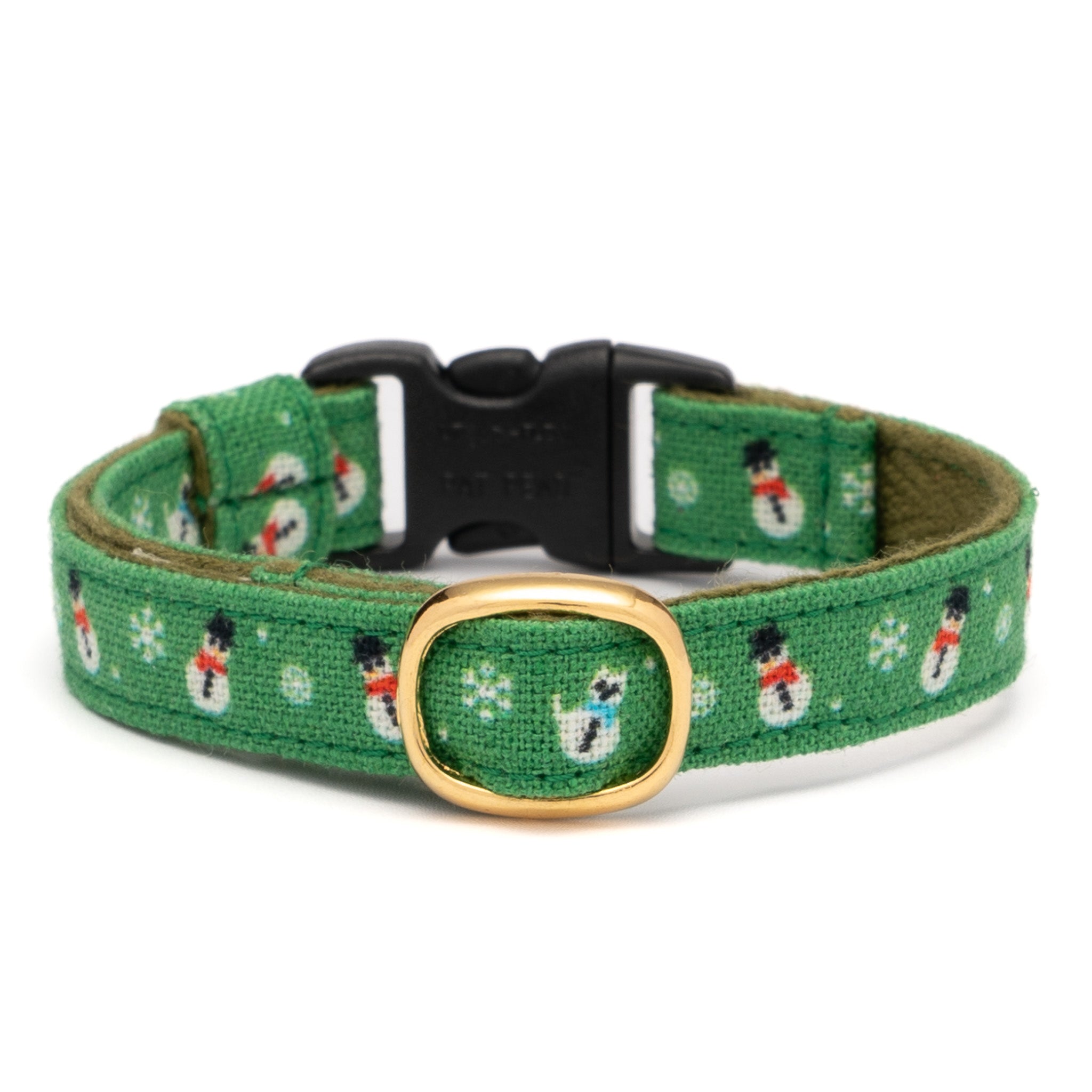 クリスマスシリーズ(緑シマエナガ)わんちゃん猫ちゃん用首輪 クリスマスシリーズ(緑シマエナガ)わんちゃん猫ちゃん用首輪