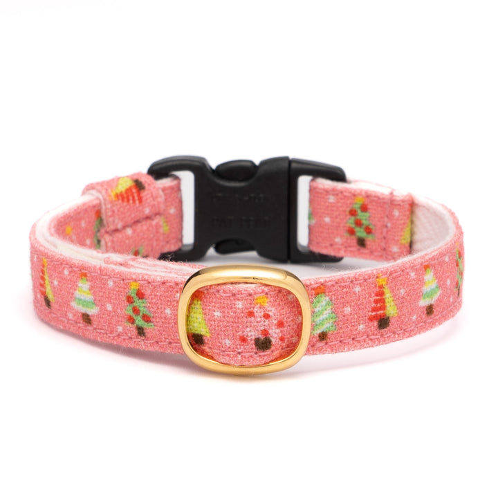 グラフィック猫首輪　もみの木　ピンク【限定モデル】