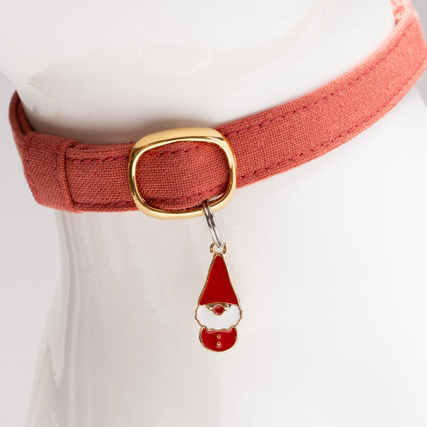 猫首輪用チャーム　サンタクロース