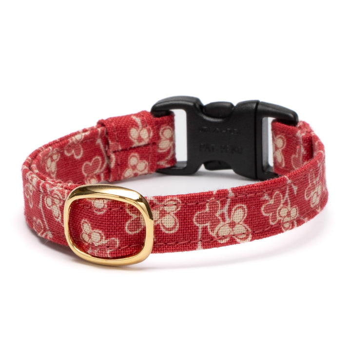 猫首輪　moda ルーアンヌリー トロワ　レッド【限定モデル】