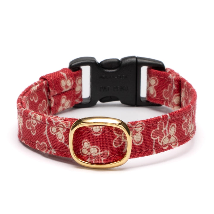 猫首輪　moda ルーアンヌリー トロワ　レッド【限定モデル】