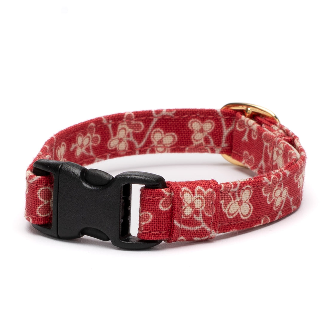 猫首輪　moda ルーアンヌリー トロワ　レッド【限定モデル】