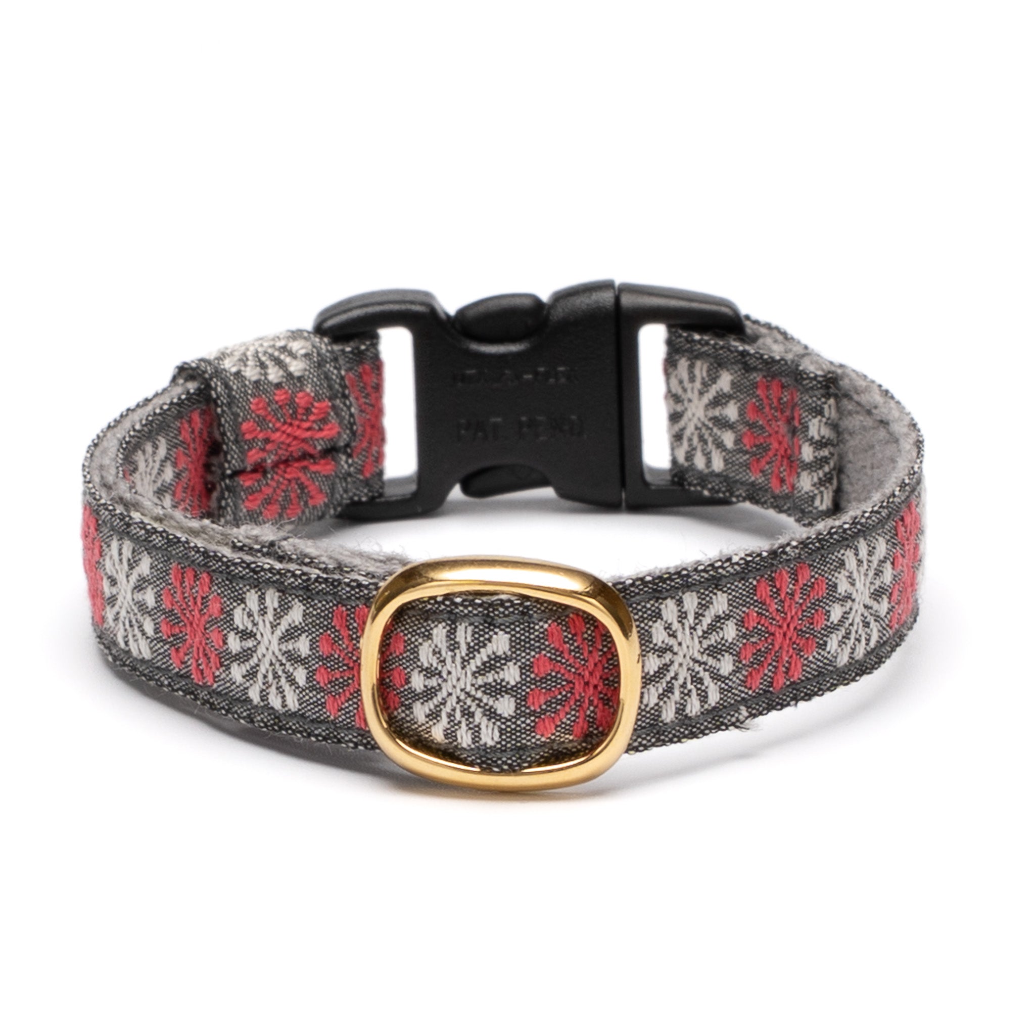 チロル猫首輪 Kafka フラッフ 03グレー｜ぽぽねこ公式オンラインショップ
