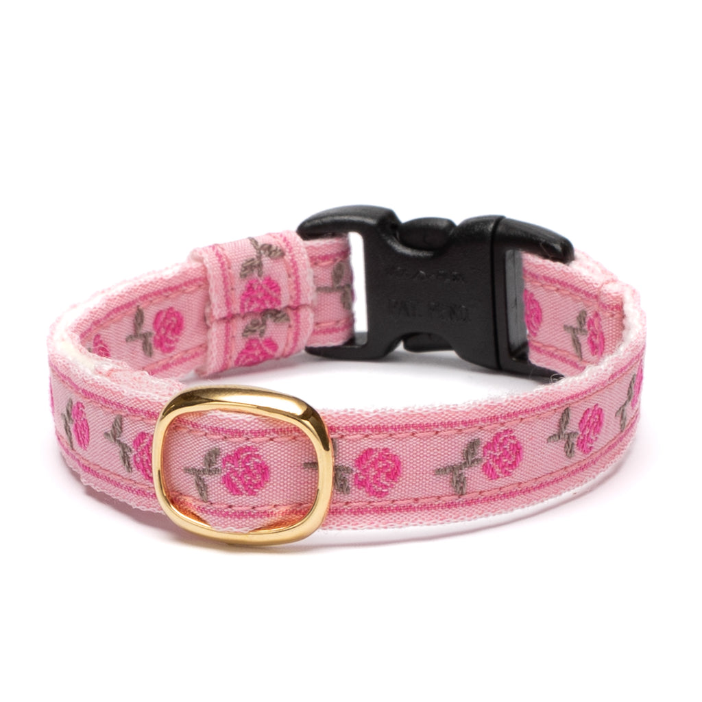 チロル猫首輪 Kafka ローズ 6ピンク｜ぽぽねこ公式オンラインショップ