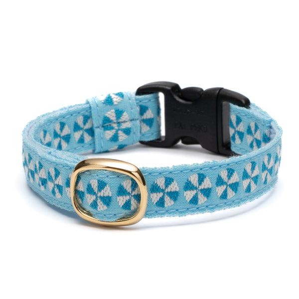 チロル猫首輪　Kafka　バル　3ブルー