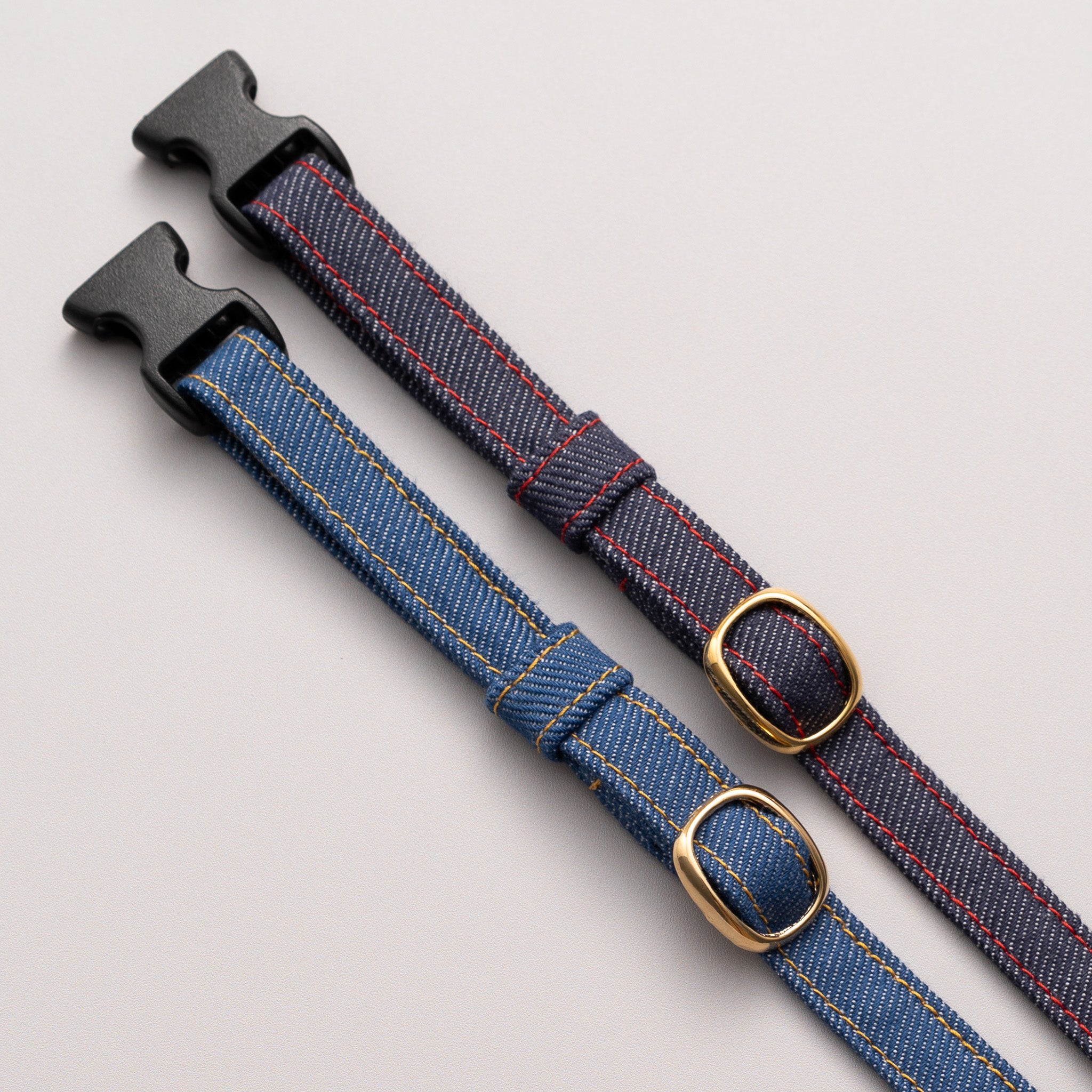 猫首輪 デニム ネイビー｜ぽぽねこ公式オンラインショップ