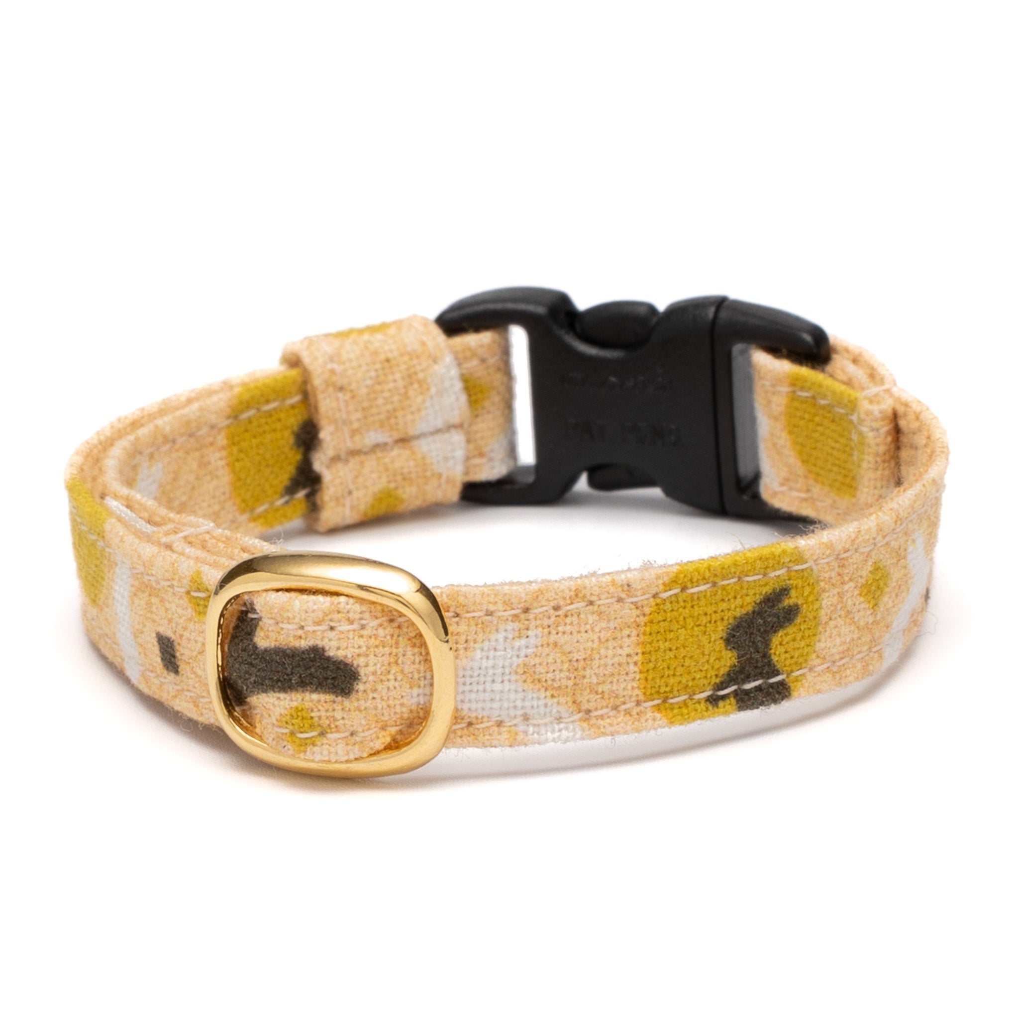 新商品】猫ちゃんの夏支度。マリン柄のコットン首輪で夏のおしゃれを