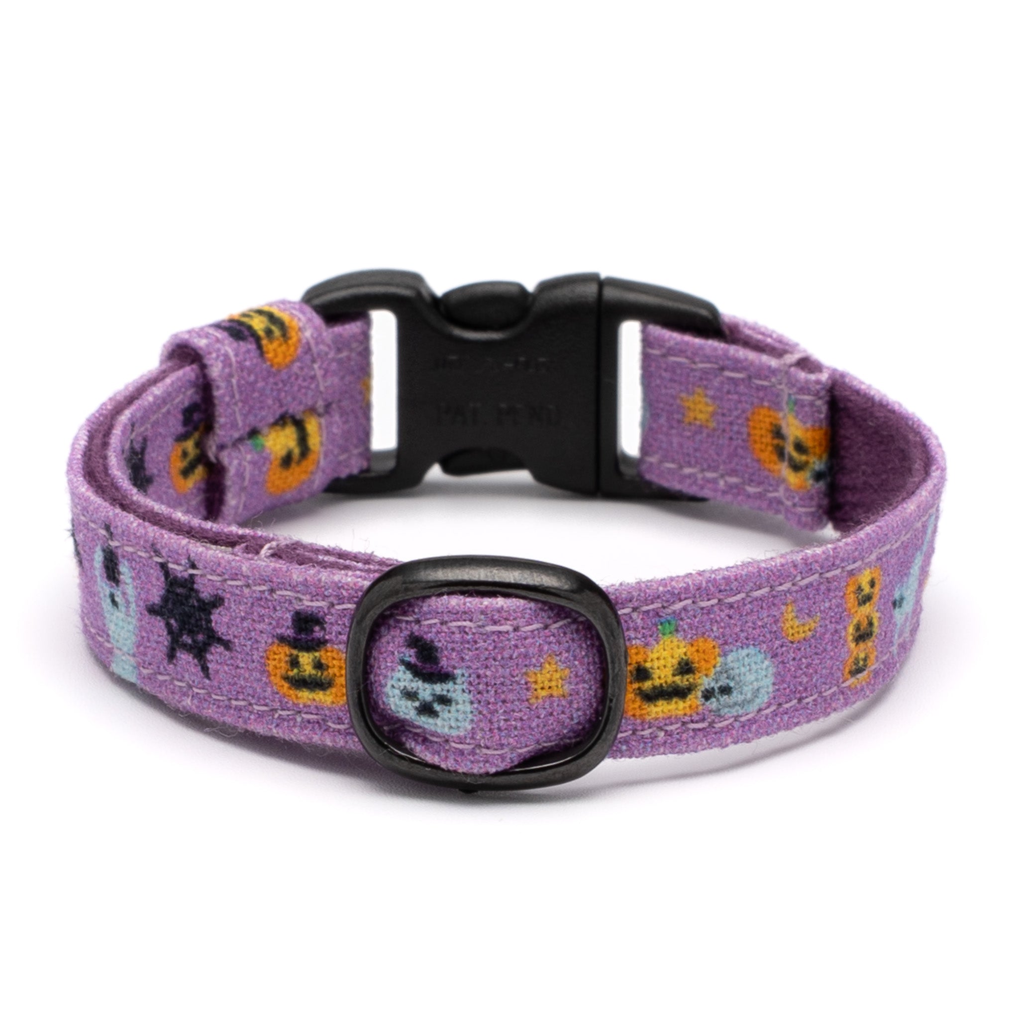 ハロウィン、ゴスロリタイプ(パープル)わんちゃん猫ちゃん用首輪 ハロウィン、ゴスロリタイプ(パープル)わんちゃん猫ちゃん用首輪