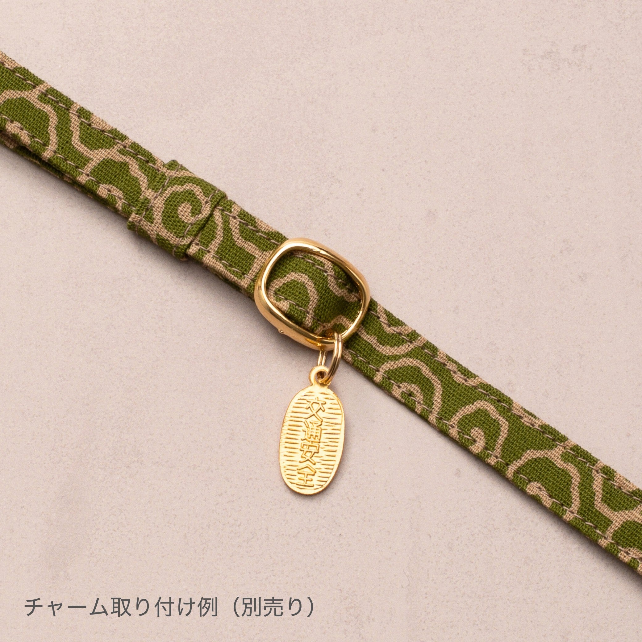 猫首輪 唐草うずまき 赤｜ぽぽねこ公式オンラインショップ