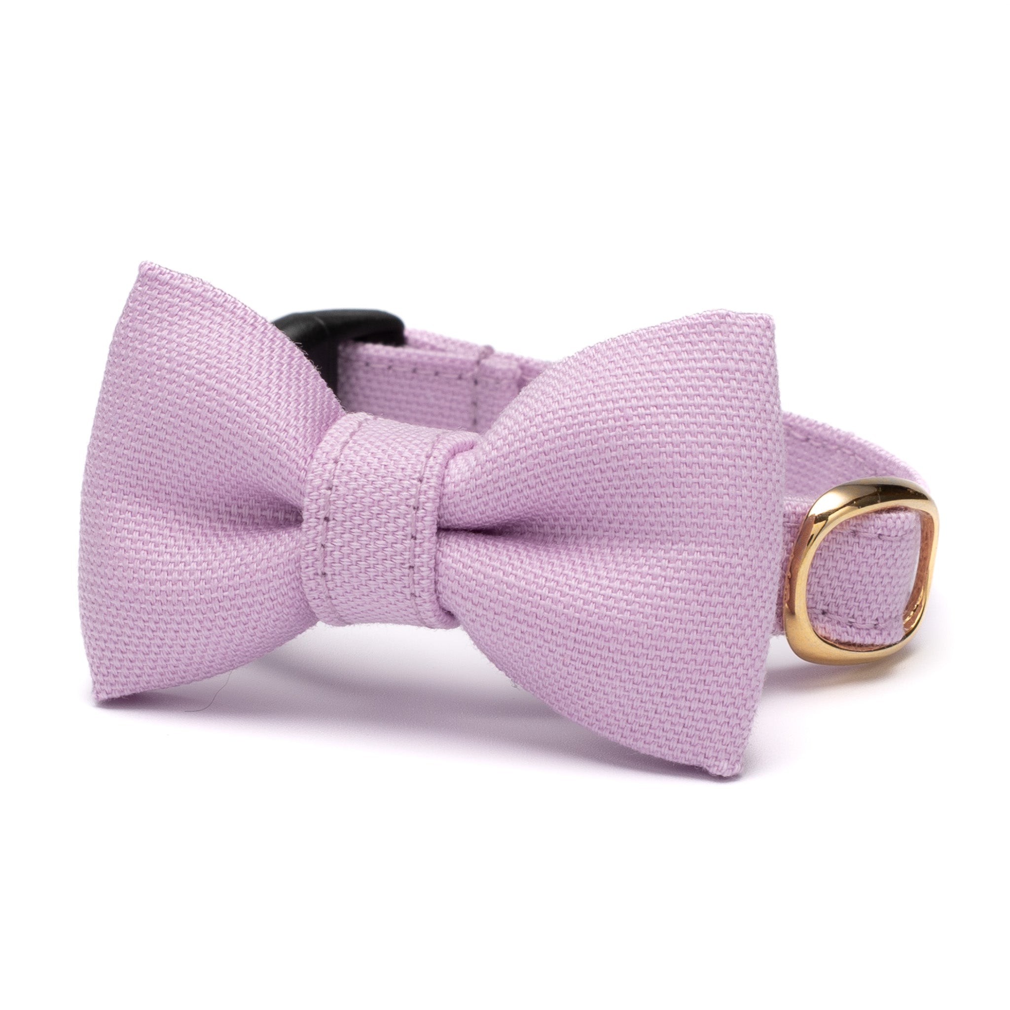 リボン付き猫首輪 コットンオックス オーキッド｜ぽぽねこ公式