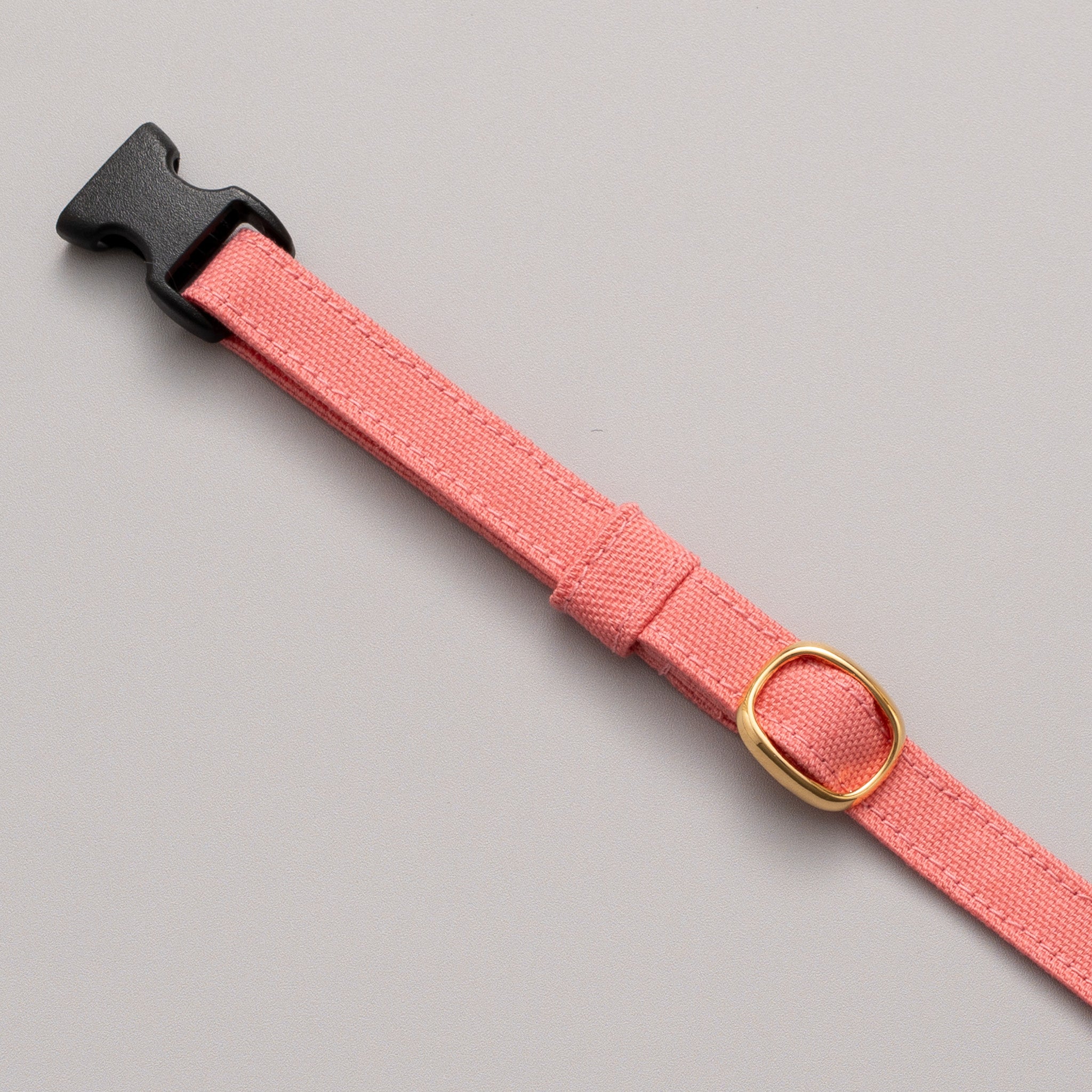 猫首輪 コットンオックス コーラルピンク｜ぽぽねこ公式オンラインショップ