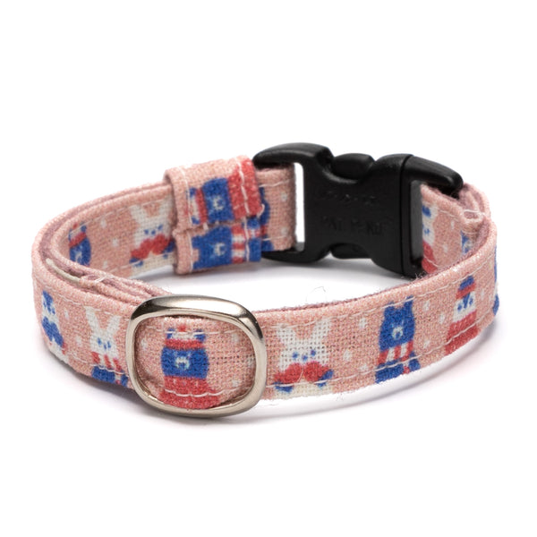 グラフィック猫首輪　もこもこ冬じたく　ピンク【限定モデル】