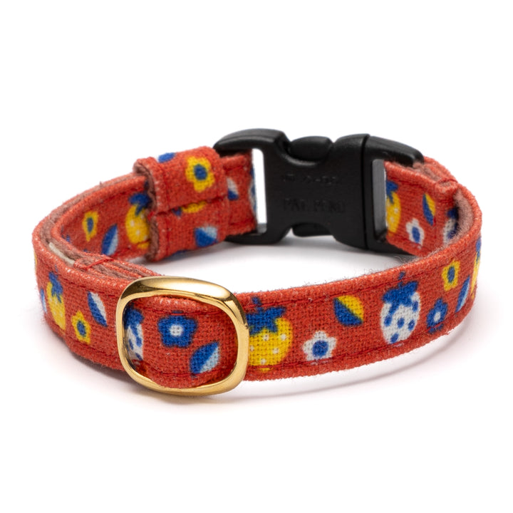 グラフィック猫首輪　ラブリーベリー　レッド【限定モデル】