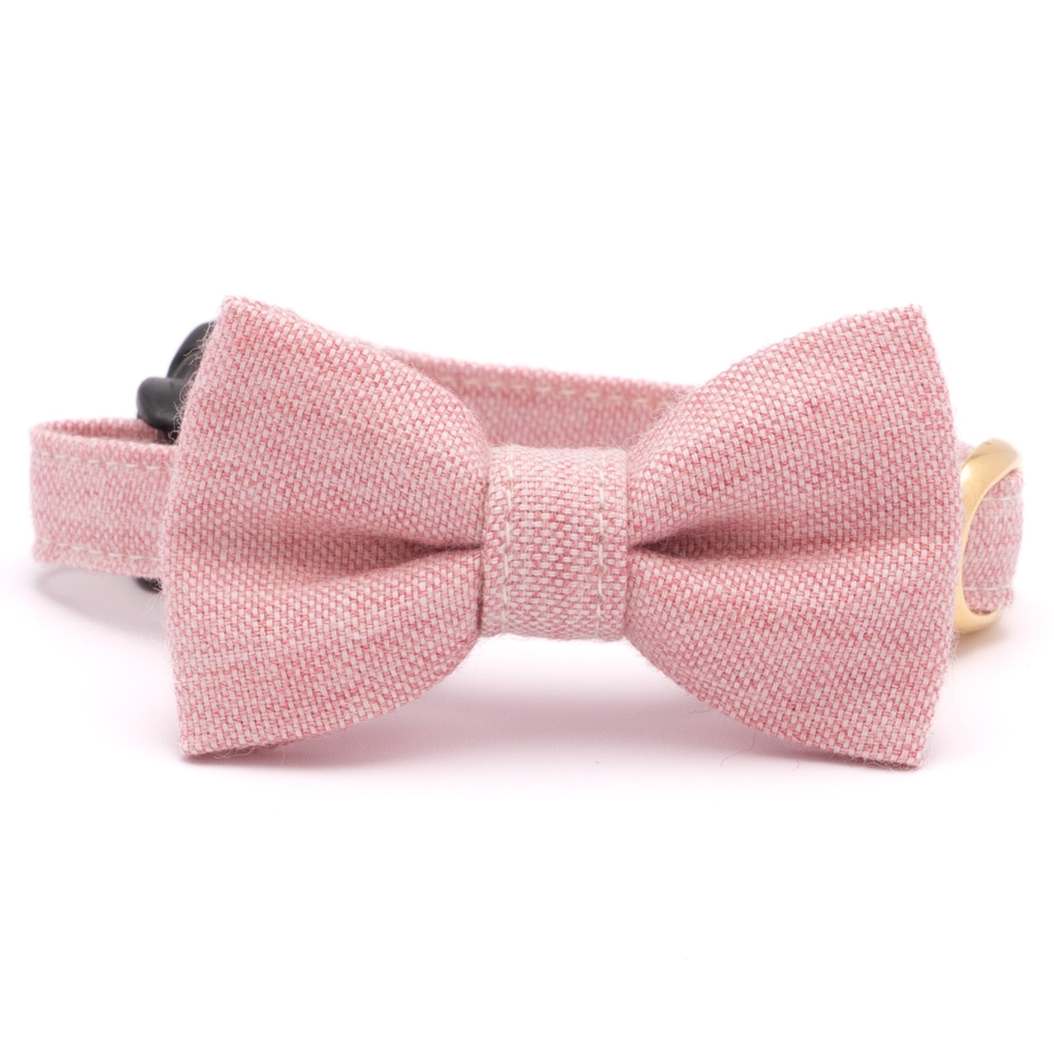 リボン付き猫首輪 オールコットン レッド｜ぽぽねこ公式オンラインショップ