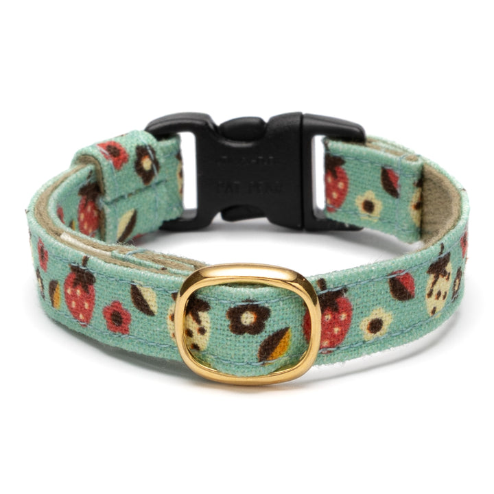 グラフィック猫首輪　ラブリーベリー　グリーン【限定モデル】