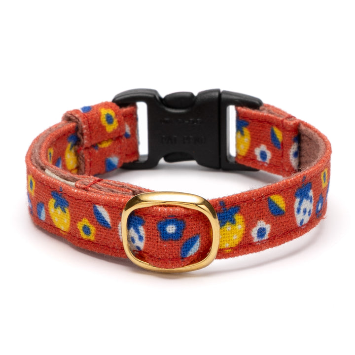 グラフィック猫首輪　ラブリーベリー　レッド【限定モデル】