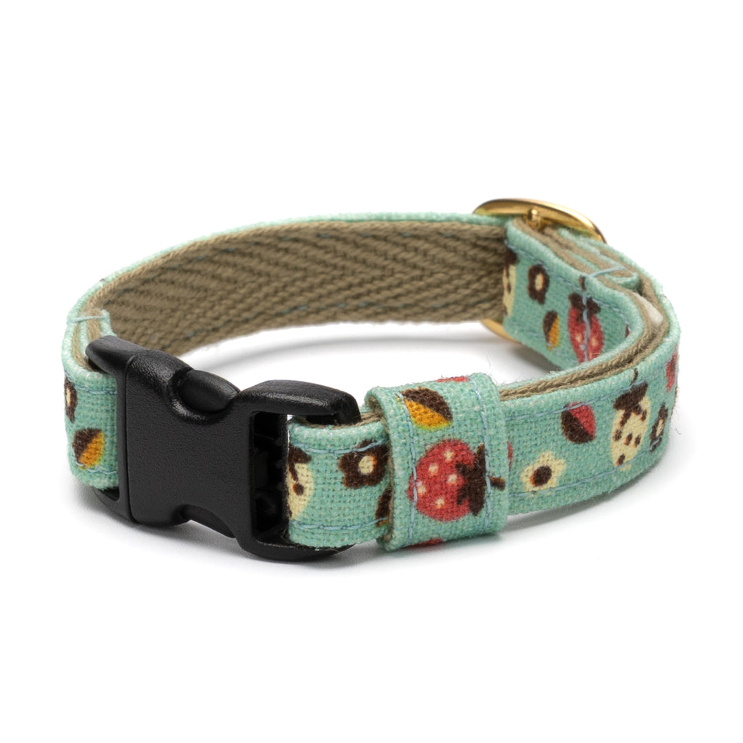 グラフィック猫首輪　ラブリーベリー　グリーン【限定モデル】