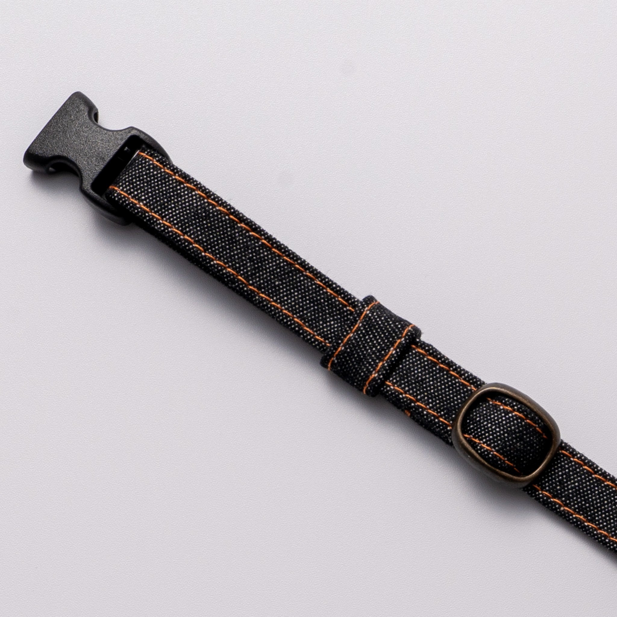 猫首輪 岡山児島デニム ブラック｜ぽぽねこ公式オンラインショップ