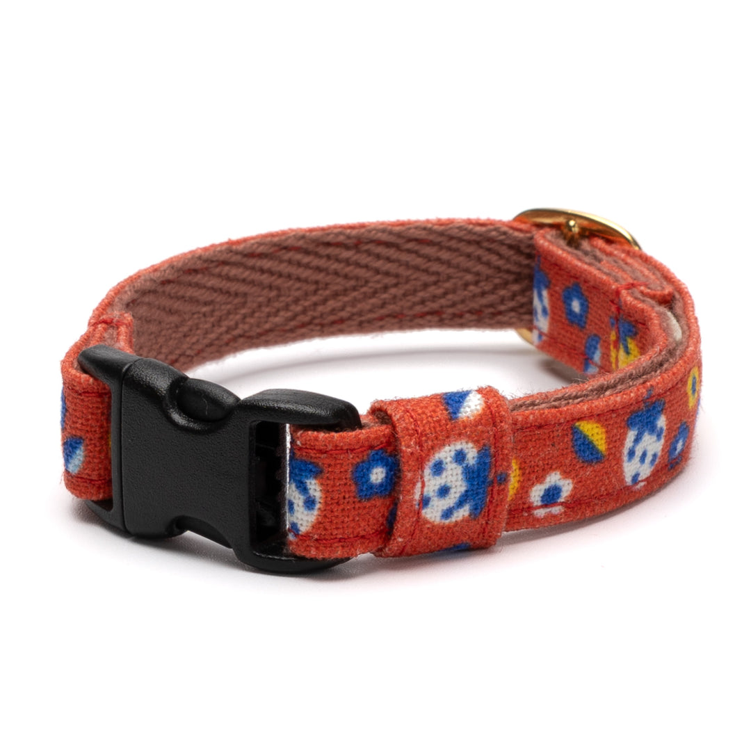 グラフィック猫首輪　ラブリーベリー　レッド【限定モデル】