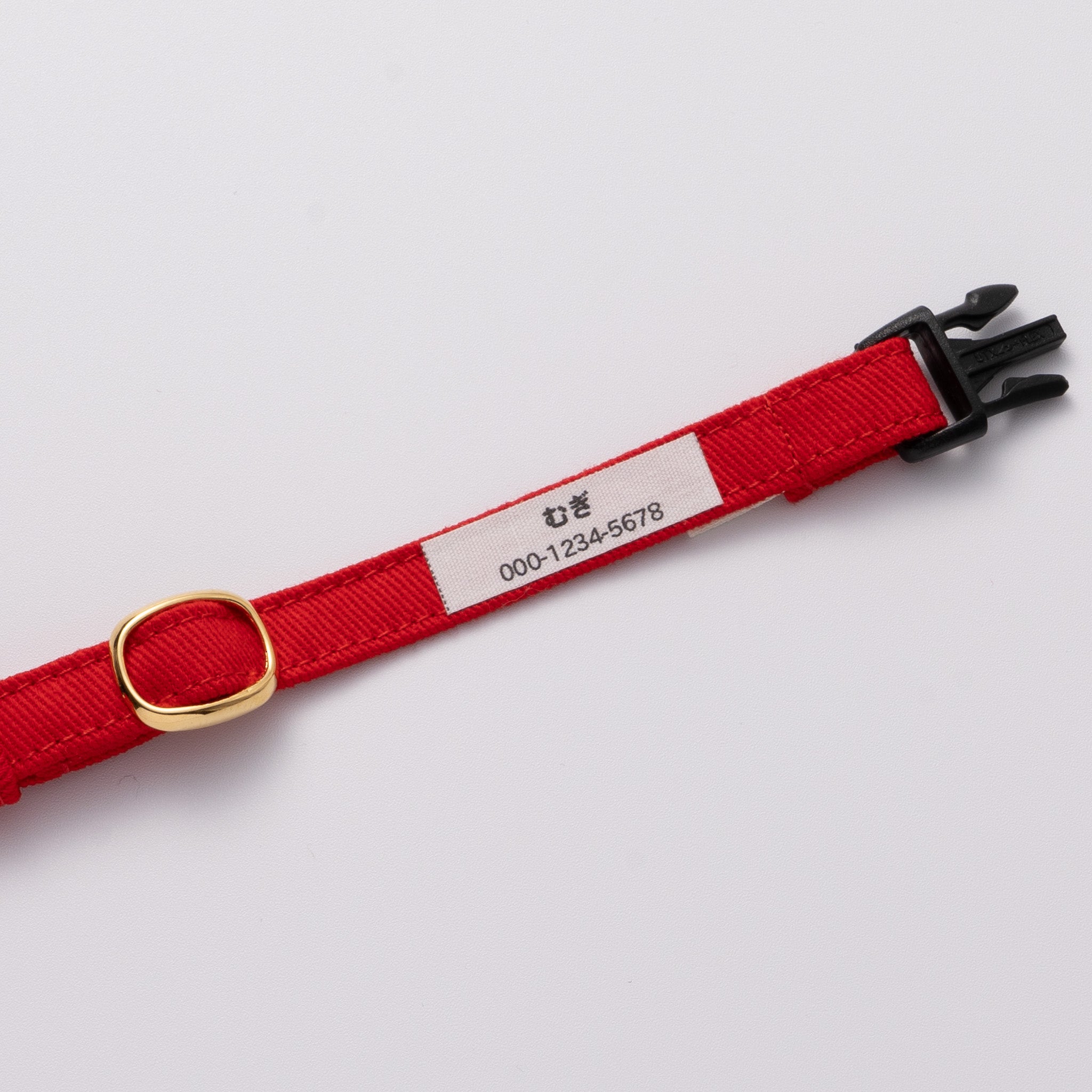 猫首輪用お名前シール（布製迷子札）｜ぽぽねこ公式オンラインショップ