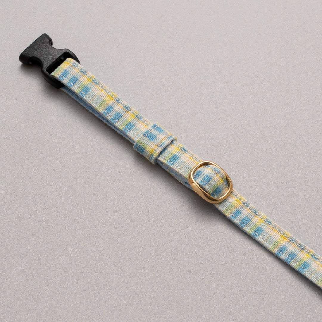 グラフィック猫首輪　春色チェック　コンプリートセット【限定モデル】