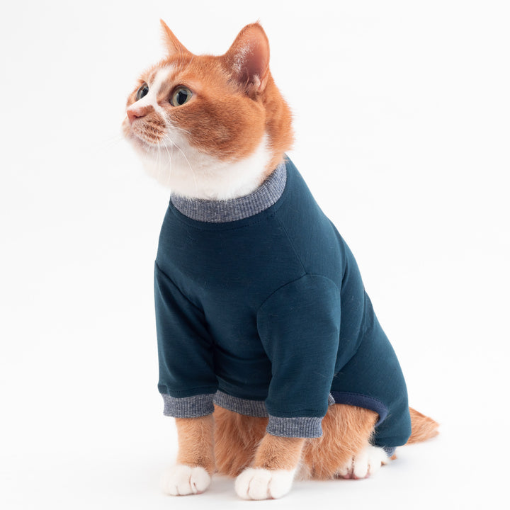猫に優しい猫服　皮膚保護服（カバーオール）