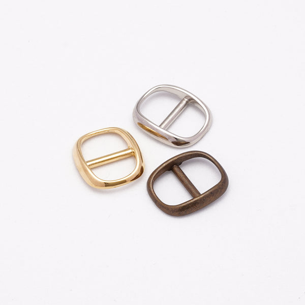 【訳ありお買い得品】猫首輪パーツ　バックル　楕円　内径10mm（美錠）